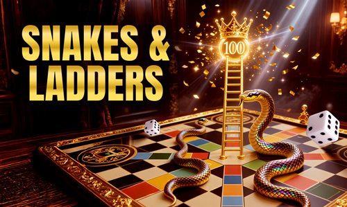 Snakes and Ladders game at Gold365